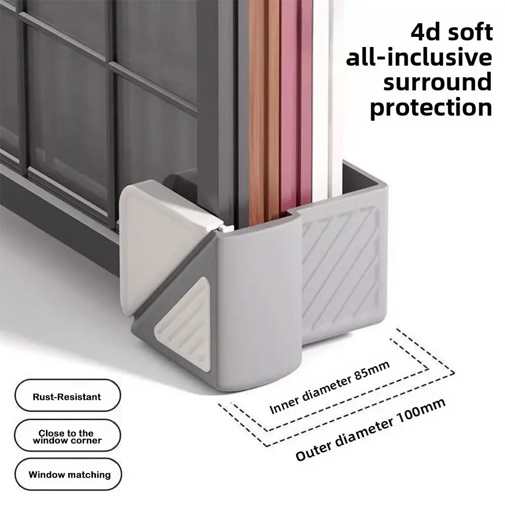 Силиконовая оконная угловая защита, защита от детей, простая установка, защитные уголки для окон, защита от столкновений, полная защита
Силиконовая оконная угловая защита, защита от детей, простая установка, защитные уголки для окон, защита от столкновений, полная защита