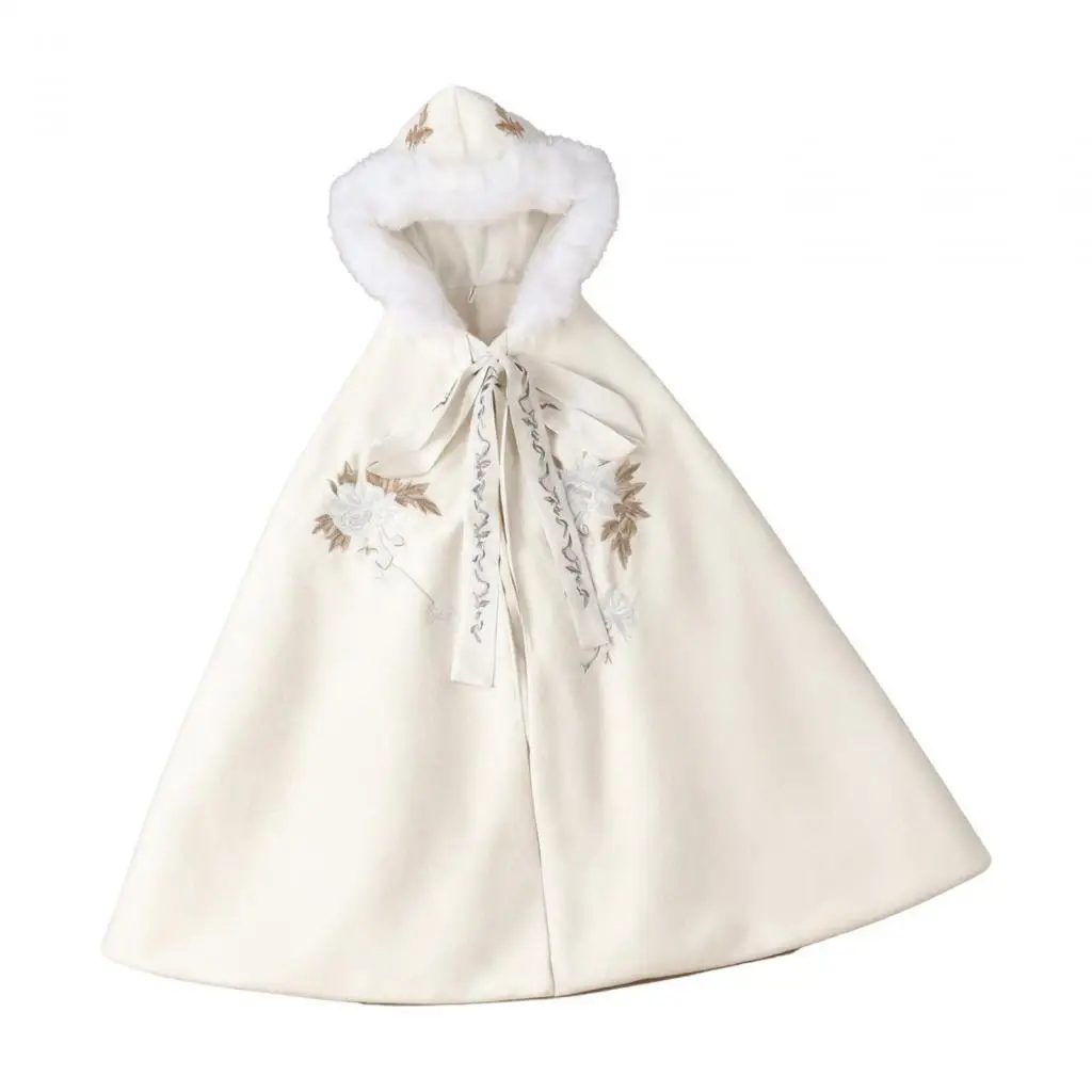 Autumn Women Chinese Style Hanfu Cape Cloak Hooded Floral Embroidery Warm Coat Oriental Ancient Princess Overcoat
Autumn Women Chinese Style Hanfu Cape Cloak Hooded Floral Embroidery Warm Coat Oriental Ancient Princess Overcoat