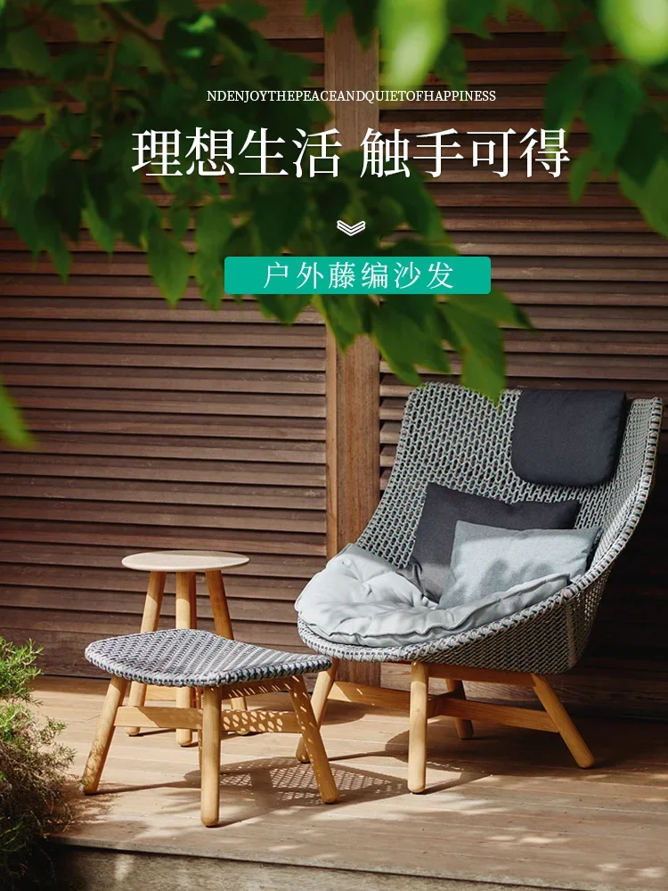 Nordic Outdoor Courtyard Rattan Hotel Creative Stool Table Balcony Rattan Chair
Nordic Outdoor Courtyard Rattan Hotel Creative Stool Table Balcony Rattan Chair