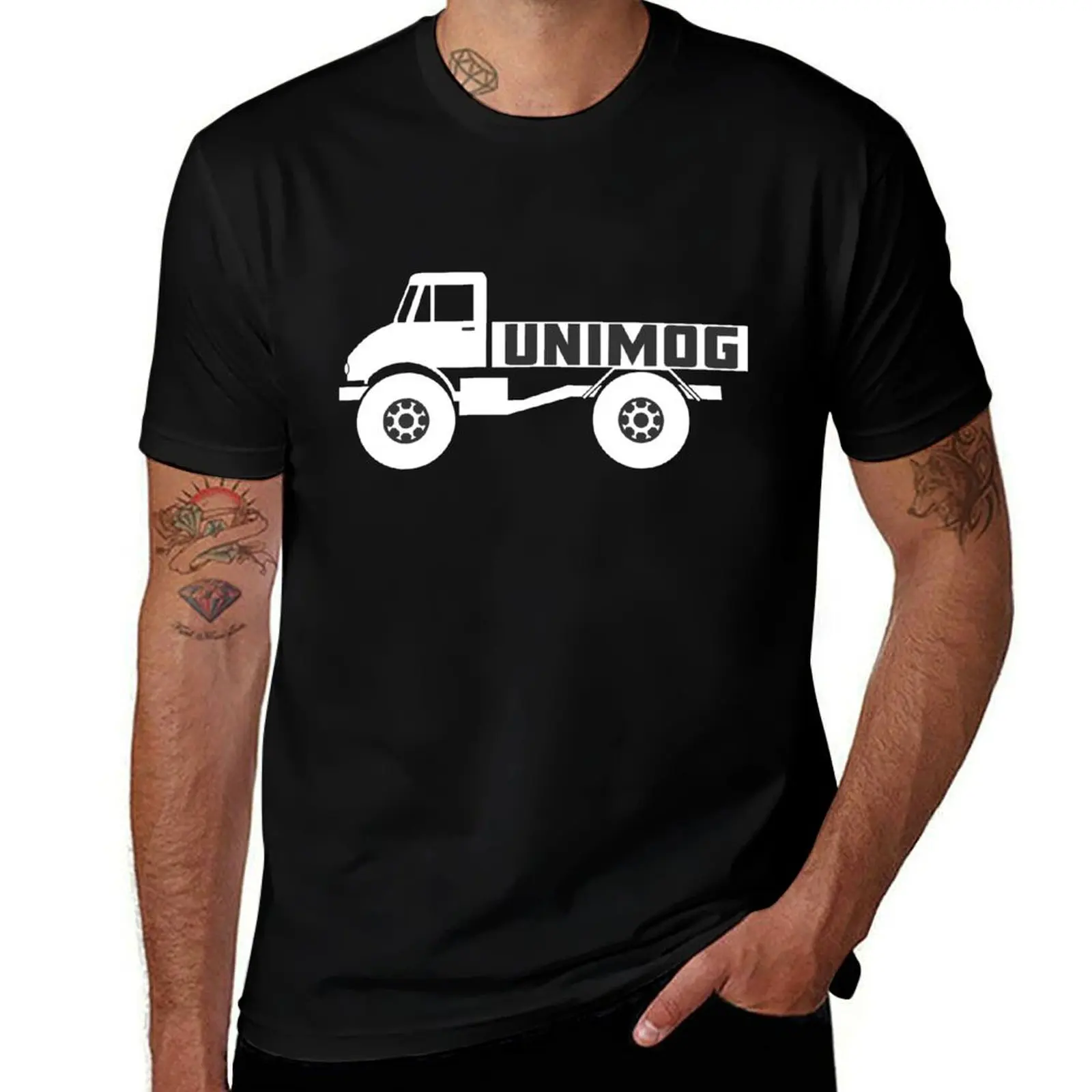 UNIMOG Silhouette (on black) T-Shirt oversized t shirt affliction shirts valentines clothes t shirt men 100℅ cotton
UNIMOG Silhouette (on black) T-Shirt oversized t shirt affliction shirts valentines clothes t shirt men 100℅ cotton