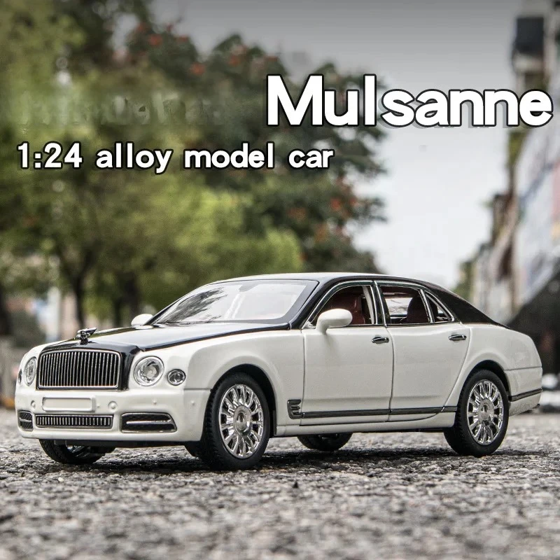 1:24 Mulsanne Alloy Car Model Toy Diecast Metal Vehicles Model Sound Light Pull Back Collectible Car Toys Gift
1:24 Mulsanne Alloy Car Model Toy Diecast Metal Vehicles Model Sound Light Pull Back Collectible Car Toys Gift