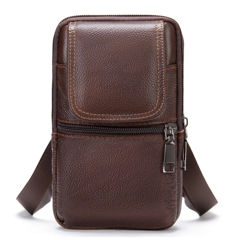 XZAN Versatile Casual Satchel Leather Mobile Phone Fanny Pack Men's Outdoor Men's Fanny Pack Hand Bag for Men Messenger Bag Men
XZAN Versatile Casual Satchel Leather Mobile Phone Fanny Pack Men's Outdoor Men's Fanny Pack Hand Bag for Men Messenger Bag Men