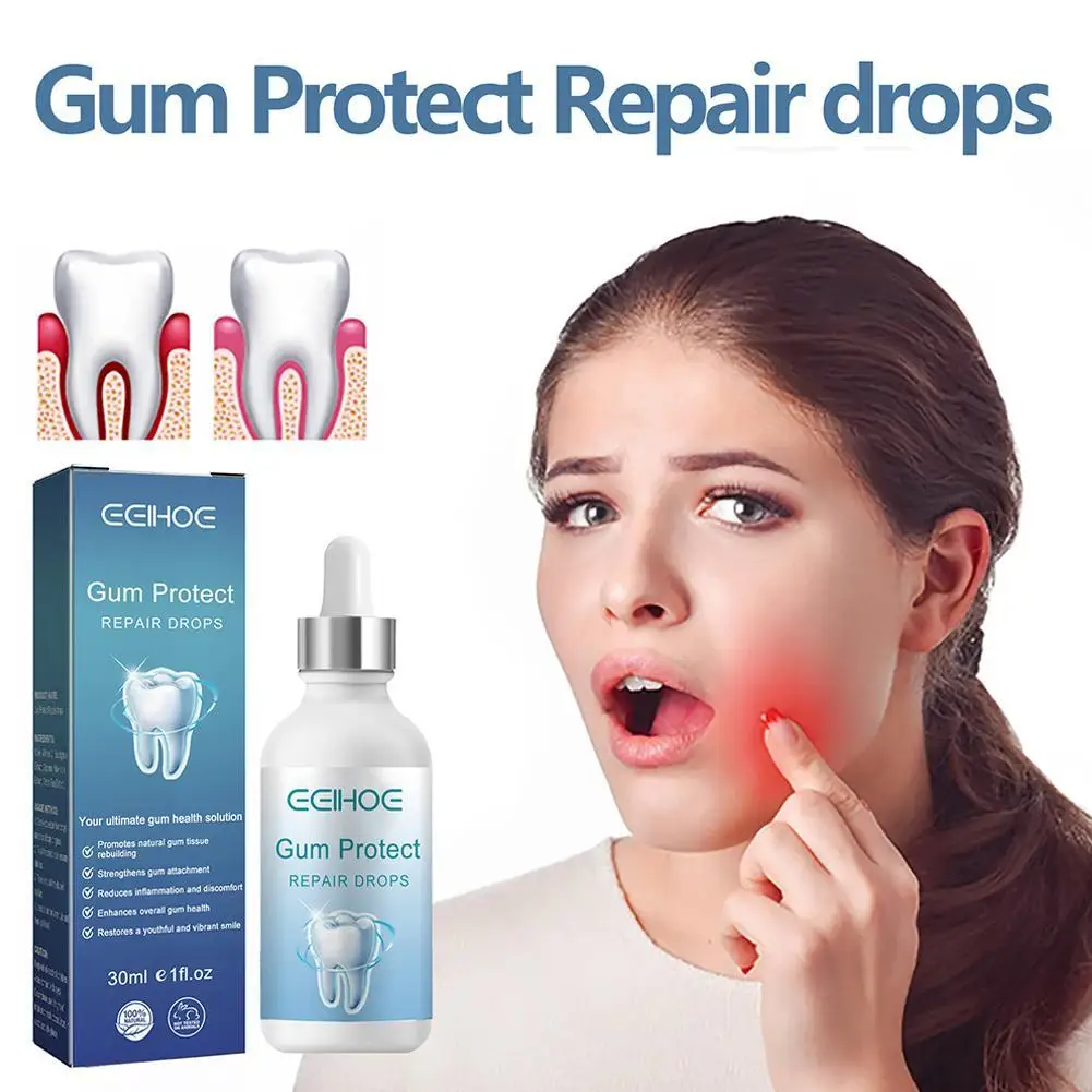 New Gum Repair Drops Clean Teeth Whitening Remove Teeth Macular Soothe Gum Health Care Drops 30ml Oral Care
New Gum Repair Drops Clean Teeth Whitening Remove Teeth Macular Soothe Gum Health Care Drops 30ml Oral Care