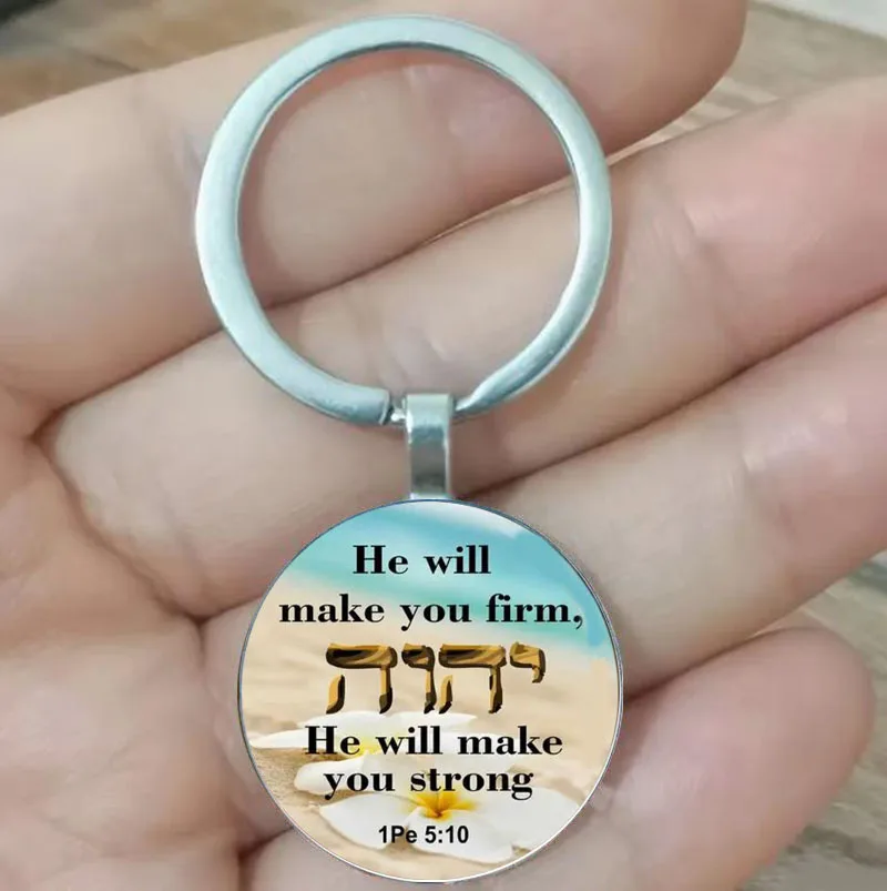 Jw Rune Time Jewel Keychain - Alloy with Scripture God Charm
Jw Rune Time Jewel Keychain - Alloy with Scripture God Charm