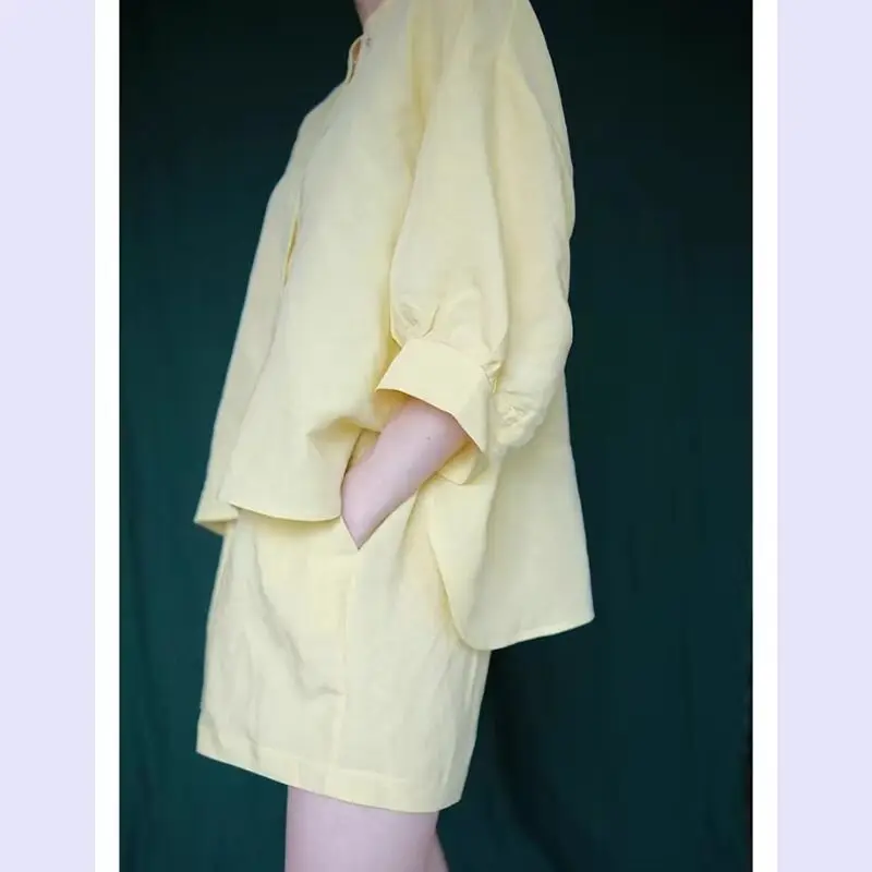High Waist Cotton Linen Shirt Top And Casual Pants Two Piece Set for plus Size Women Summer New Style Commute Artistic Fashion
High Waist Cotton Linen Shirt Top And Casual Pants Two Piece Set for plus Size Women Summer New Style Commute Artistic Fashion