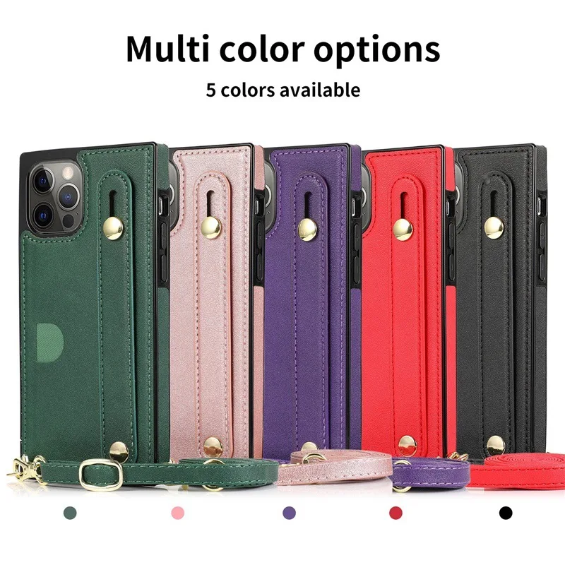 Applicable to Apple 17promax square wristband phone case for iPhone 16. It is a card-inserting anti-drop protection cover.
Applicable to Apple 17promax square wristband phone case for iPhone 16. It is a card-inserting anti-drop protection cover.