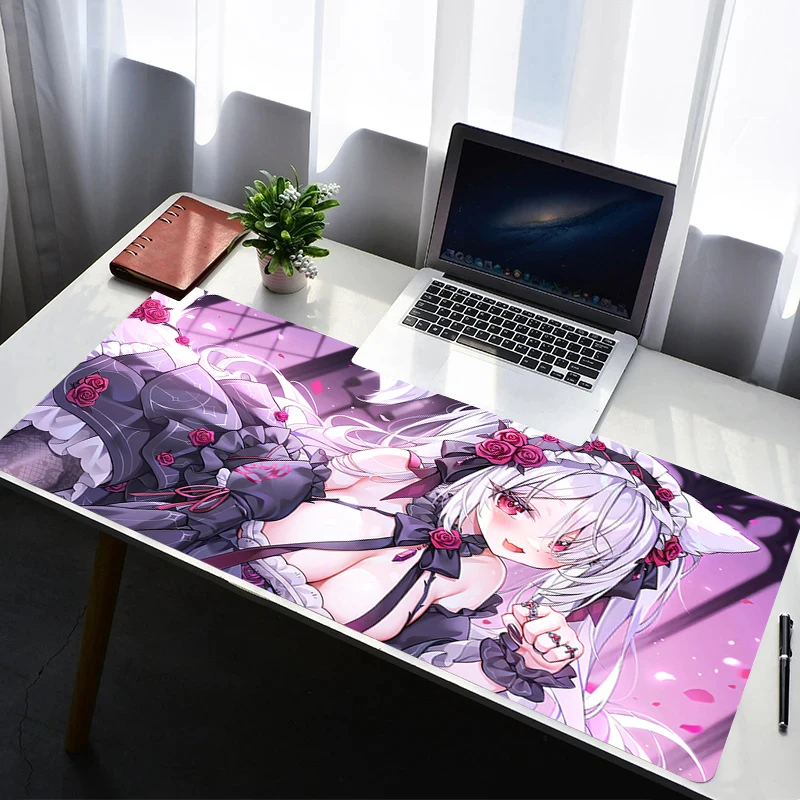 Mouse Pad Laptop Rubber Extended Desktop Mat Cat Ears Anime Girl Computer Gamer HD Mousepad PC Gaming Accessories Keyboard Pad
Mouse Pad Laptop Rubber Extended Desktop Mat Cat Ears Anime Girl Computer Gamer HD Mousepad PC Gaming Accessories Keyboard Pad