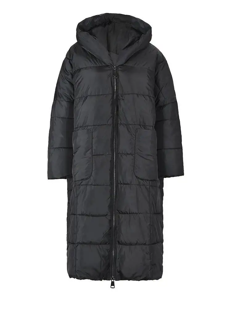 Loose New Parkas Winter Hooded Long Sleeve Black Long Cotton-padded Warm Loose Big Size Jacket Women Fashion 2026 JD2B
Loose New Parkas Winter Hooded Long Sleeve Black Long Cotton-padded Warm Loose Big Size Jacket Women Fashion 2026 JD2B