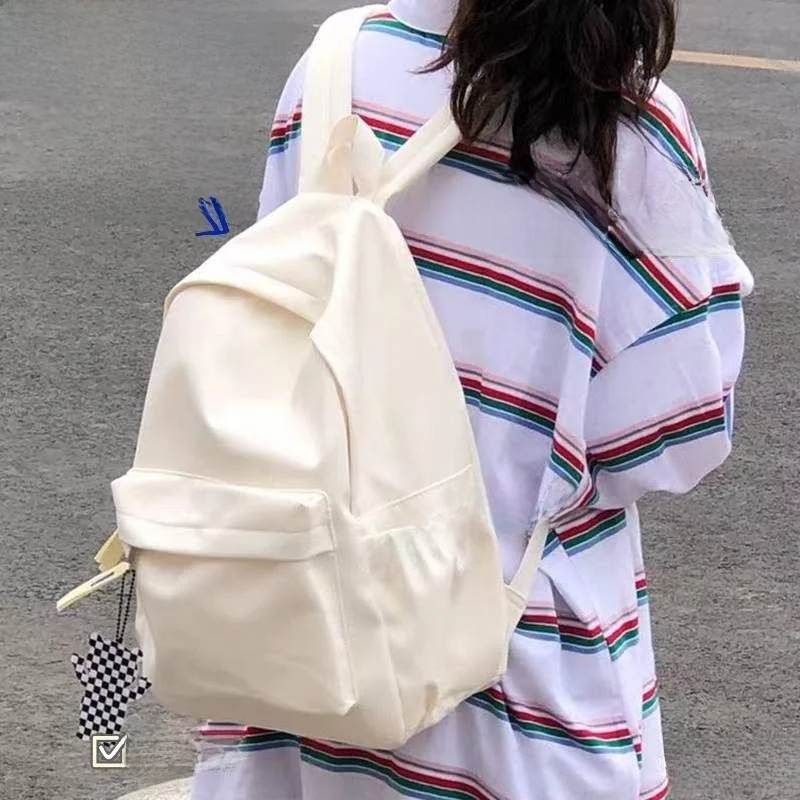 Simple Korean Style Waterproof Backpack Large Capacity Student Bag Women's Fashion Versatile School Bag with Cushioning Back
Simple Korean Style Waterproof Backpack Large Capacity Student Bag Women's Fashion Versatile School Bag with Cushioning Back