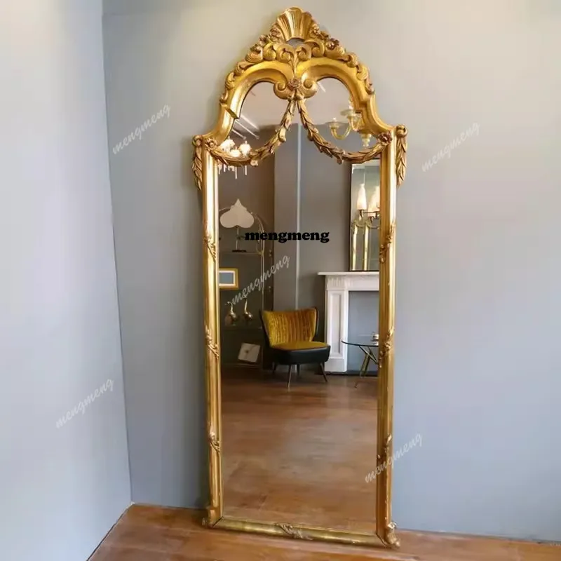 Carved wall hanging full body mirror American retro fitting mirror custom clothing store floor decoration mirror
Carved wall hanging full body mirror American retro fitting mirror custom clothing store floor decoration mirror