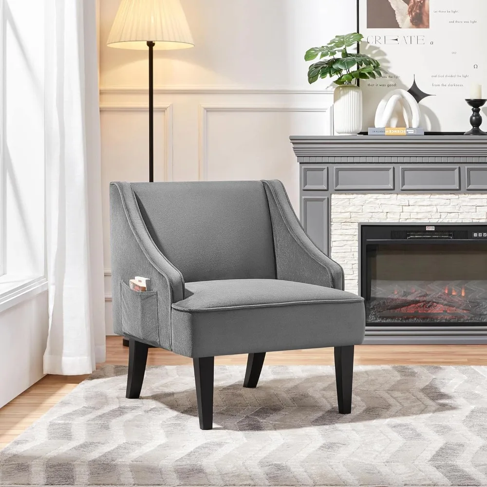 Accent Chair Modern, Velvet Armchair Lounge Chair with Rubberwood Legs and Side Pocket for Living Room Bedroom Lounge,
Accent Chair Modern, Velvet Armchair Lounge Chair with Rubberwood Legs and Side Pocket for Living Room Bedroom Lounge,