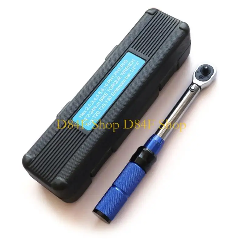 D84F Torque Wrench 2-24Nm Bicycles Tool for Mountain Road Bikes Socket Extension
D84F Torque Wrench 2-24Nm Bicycles Tool for Mountain Road Bikes Socket Extension