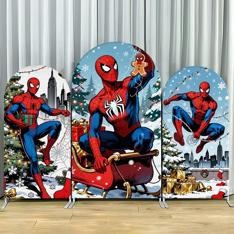 Arch Backdrop Cover Single Side Spider Man Holiday Snowy Cityscape Sleigh Party Decoration Photo Booth Background Props Event
Arch Backdrop Cover Single Side Spider Man Holiday Snowy Cityscape Sleigh Party Decoration Photo Booth Background Props Event