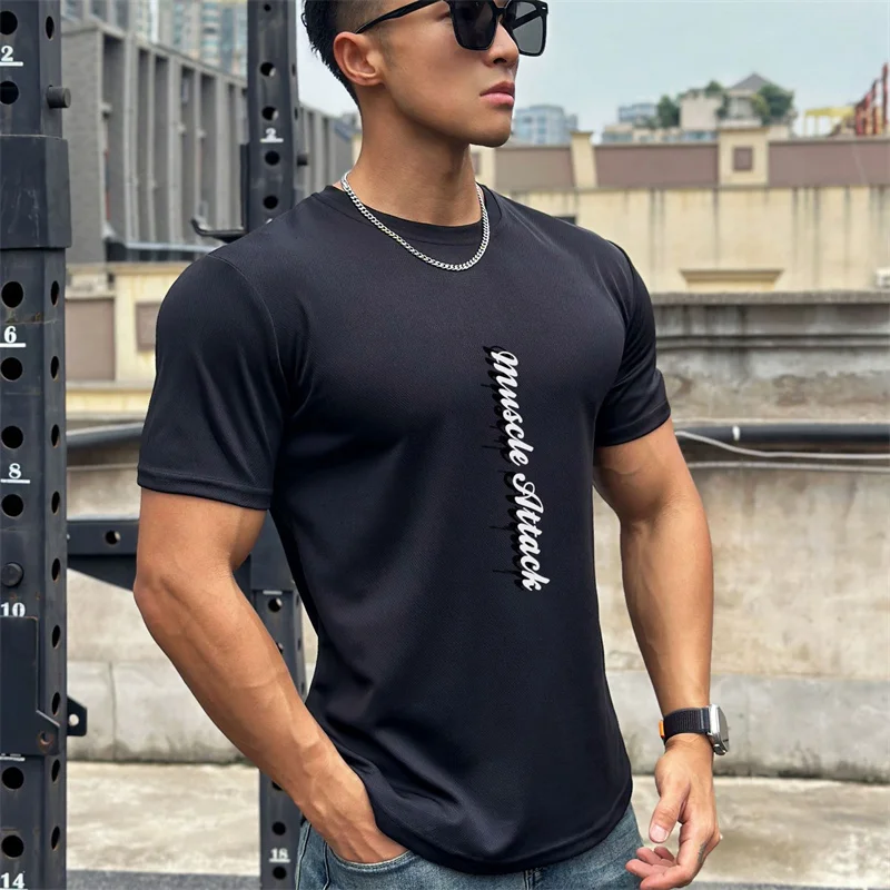 Summer Fitness Running T-shirt men ventilate Slim Fit Fashion Short Sleeve shirts Mesh sports T-shirt Training Round Neck Top
Summer Fitness Running T-shirt men ventilate Slim Fit Fashion Short Sleeve shirts Mesh sports T-shirt Training Round Neck Top