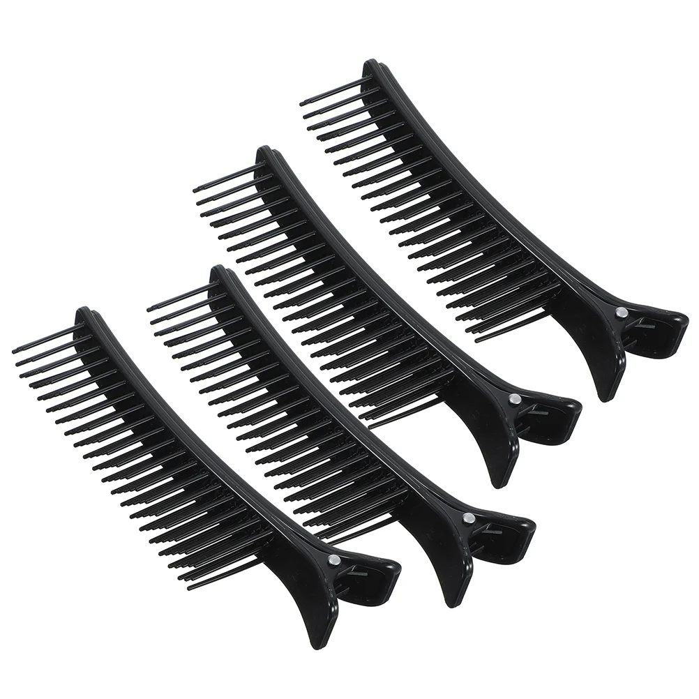 4 Pcs Black Hair Styling Professional Sectioning Tools for Salon Nonslip Hair Parting Comb Clips Trendy
4 Pcs Black Hair Styling Professional Sectioning Tools for Salon Nonslip Hair Parting Comb Clips Trendy