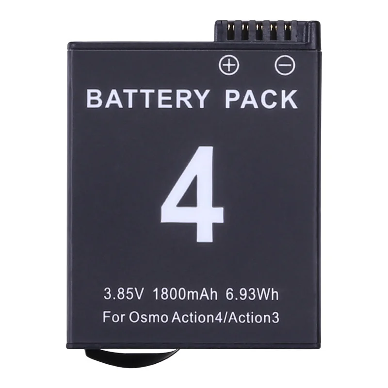 Action Camera Battery 1800mAh for DJI Osmo Action 4 Act4 Action3 Act 3 Sports Camera Accessories Batteries Replacement
Action Camera Battery 1800mAh for DJI Osmo Action 4 Act4 Action3 Act 3 Sports Camera Accessories Batteries Replacement