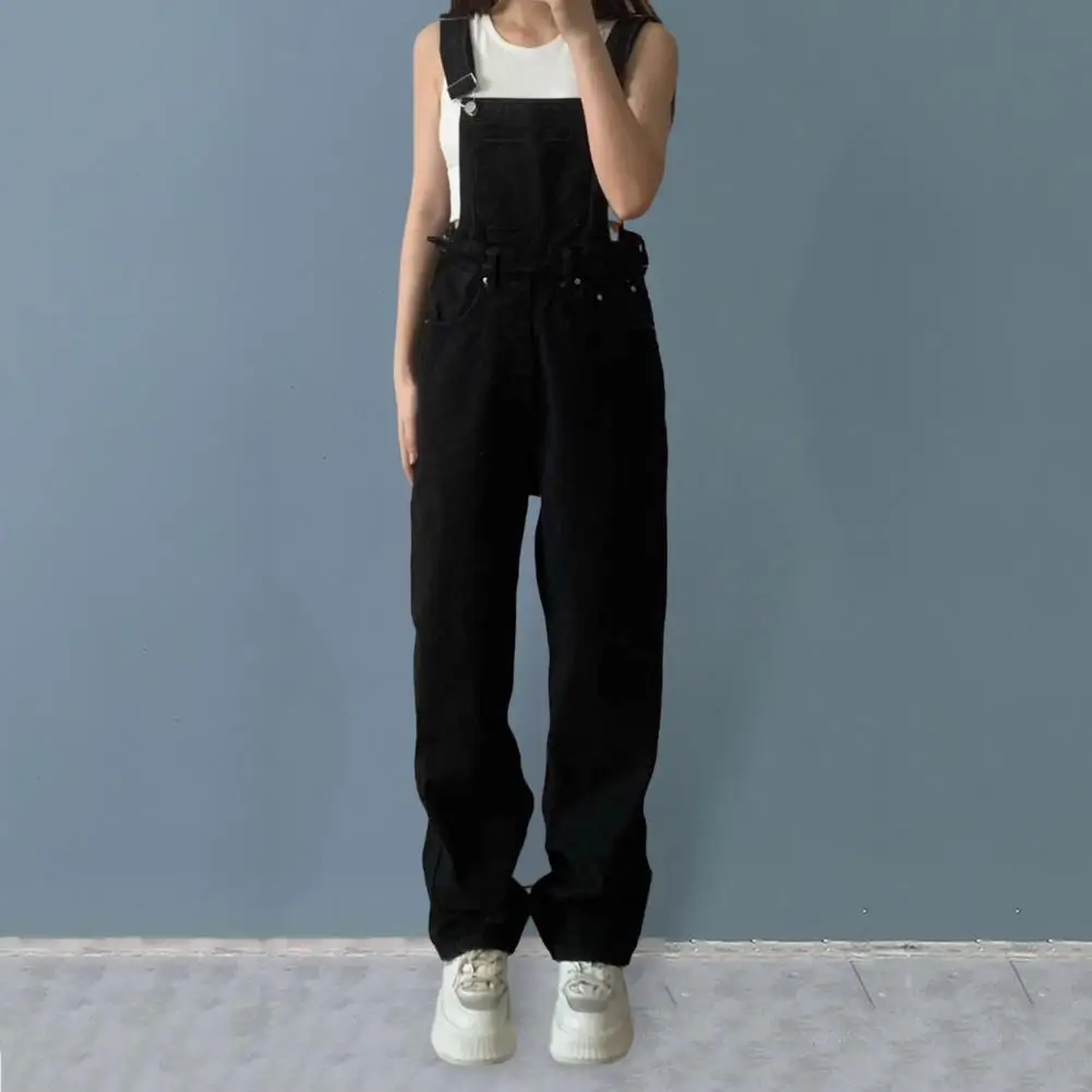 Women Jumpsuit Vintage Jumpsuit Loose Fit High Waist Straight Wide Leg Preppy Style Overalls with Pockets for Women Overalls
Women Jumpsuit Vintage Jumpsuit Loose Fit High Waist Straight Wide Leg Preppy Style Overalls with Pockets for Women Overalls