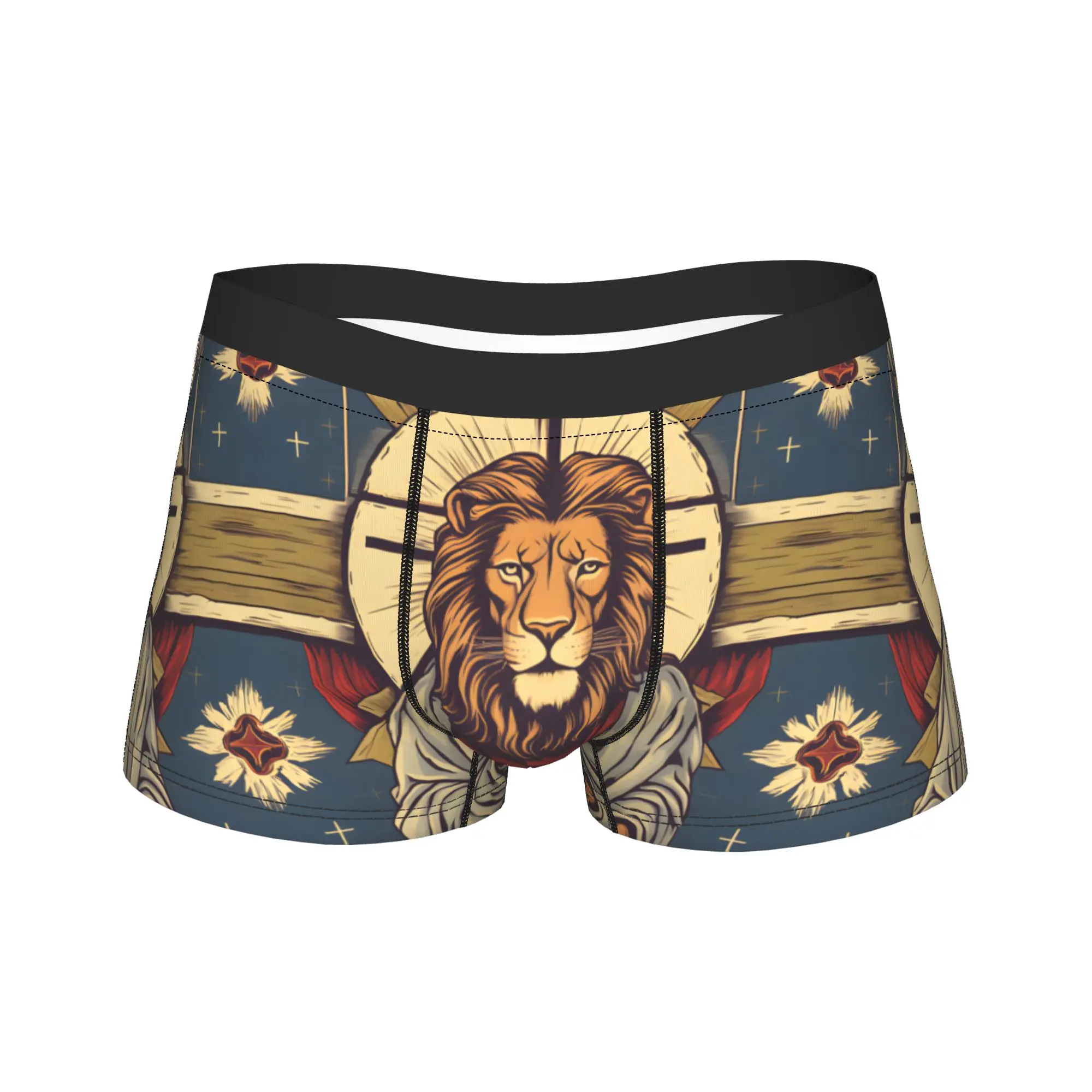 Man Lion Jesus Cross Boxers FunGift Underwear Boxer Shorts
Man Lion Jesus Cross Boxers FunGift Underwear Boxer Shorts