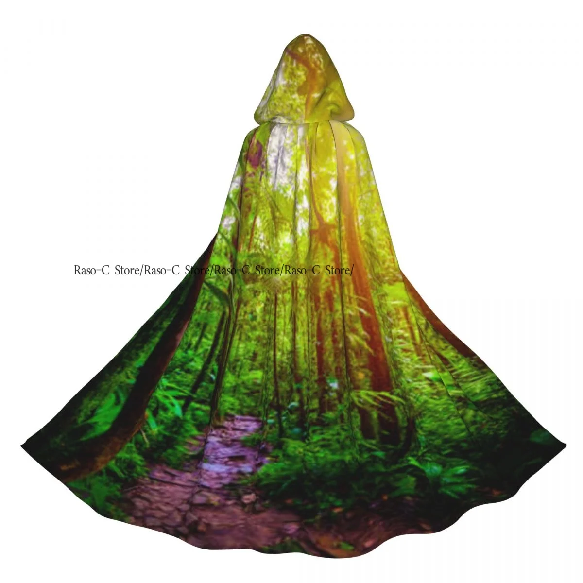 Long Cape Cloak Path In The Jungle Under Shining Sun Hooded Cloak Coat Autumn Hoodies
Long Cape Cloak Path In The Jungle Under Shining Sun Hooded Cloak Coat Autumn Hoodies