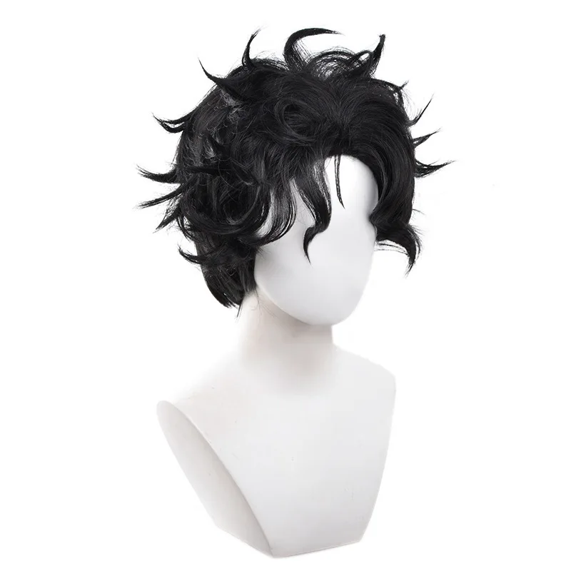 Synthetic Short Fluffy Black Wig Anime Cosplay for Men Inspired By Wu-Zhuang High Casually Tousled Top Heat Resistant Fiber Hair
Synthetic Short Fluffy Black Wig Anime Cosplay for Men Inspired By Wu-Zhuang High Casually Tousled Top Heat Resistant Fiber Hair