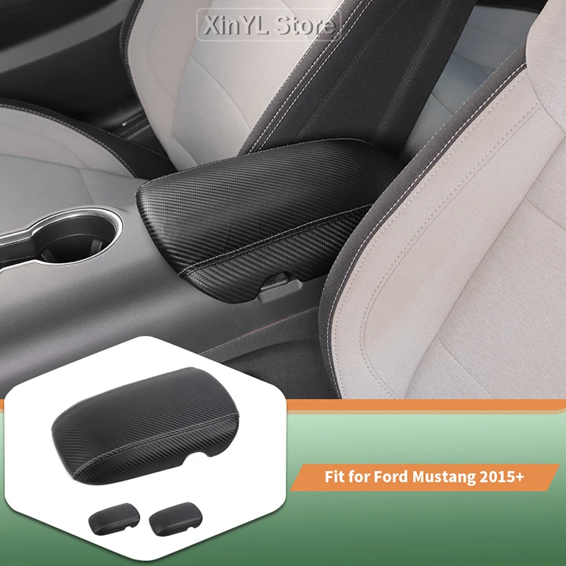 1Pc Leather Center Console Armrest Lid Box For Ford Mustang 2015 Up Carbon Fiber Cover Interior Accessories Automobiles Parts
1Pc Leather Center Console Armrest Lid Box For Ford Mustang 2015 Up Carbon Fiber Cover Interior Accessories Automobiles Parts