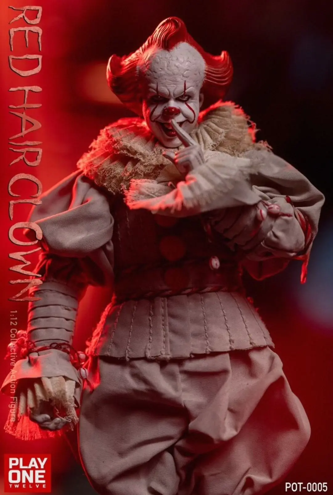 In Stock, Six-inch Commune, IT, Pennywise, Red-haired Clown, Jester, 1/12 Movable Figurine Model, Collectible Gift
In Stock, Six-inch Commune, IT, Pennywise, Red-haired Clown, Jester, 1/12 Movable Figurine Model, Collectible Gift