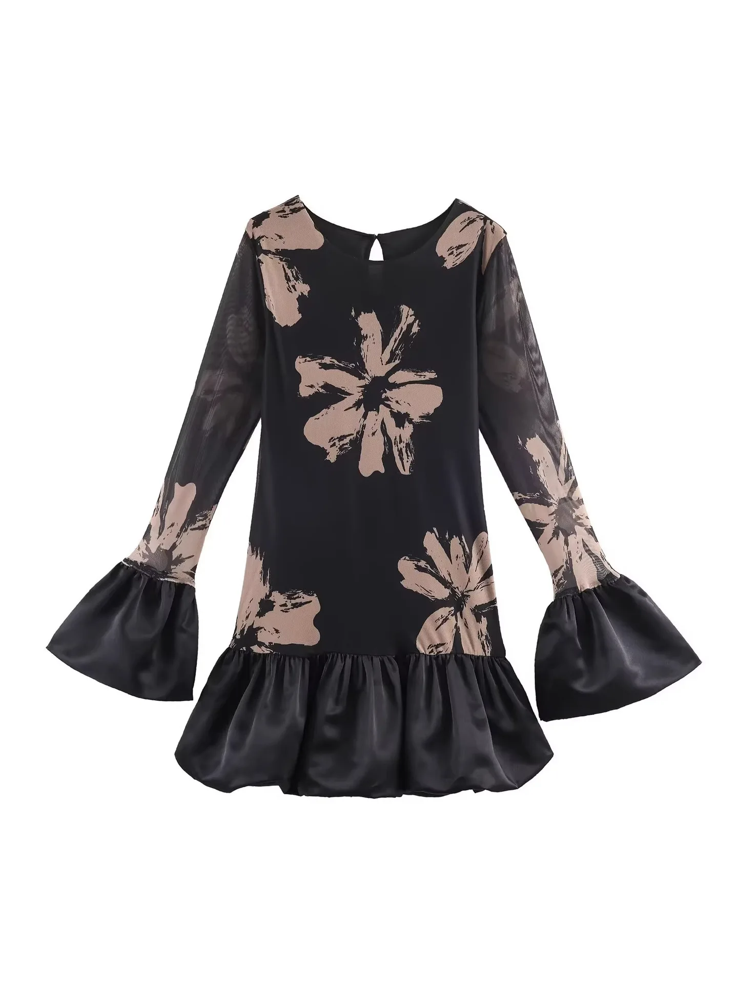 Withered Temperament Design Sense Round Neck Printed Slim Fit Dress Elegant Party Dresses Vestidos Women's Dress
Withered Temperament Design Sense Round Neck Printed Slim Fit Dress Elegant Party Dresses Vestidos Women's Dress