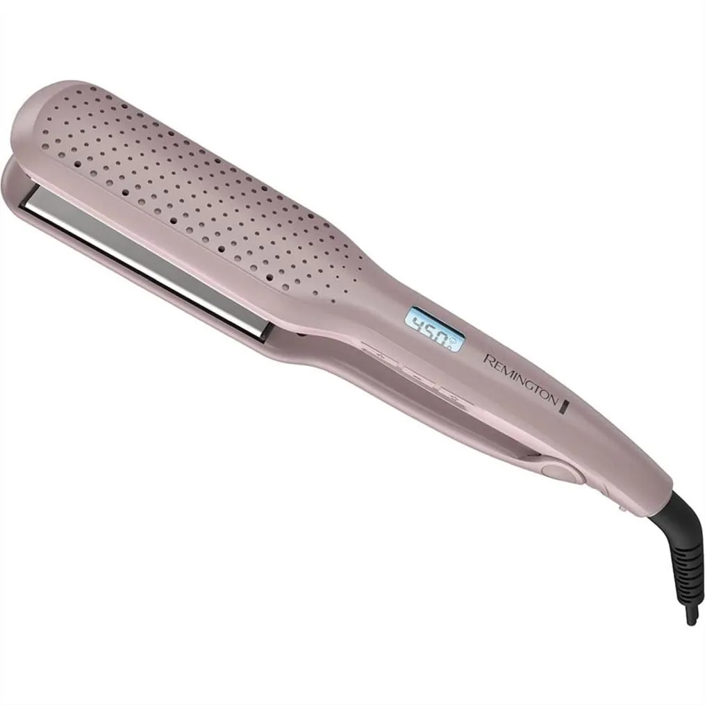 Wet to Straight Hair Straightener Flat Iron, 450°F High Heat, 1 3/4" Plates, Mauve
Wet to Straight Hair Straightener Flat Iron, 450°F High Heat, 1 3/4" Plates, Mauve