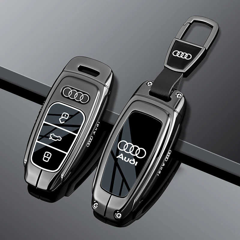 Alloy Leather Car Key Case Cover For Audi Q1 Q2 Q3 Q4 Q8 A1 A2 A3 A4 A5 A6 A7 A8 TT RS3 RS7 B7 C6 TTS R8 S6R Interior Accessorie
Alloy Leather Car Key Case Cover For Audi Q1 Q2 Q3 Q4 Q8 A1 A2 A3 A4 A5 A6 A7 A8 TT RS3 RS7 B7 C6 TTS R8 S6R Interior Accessorie