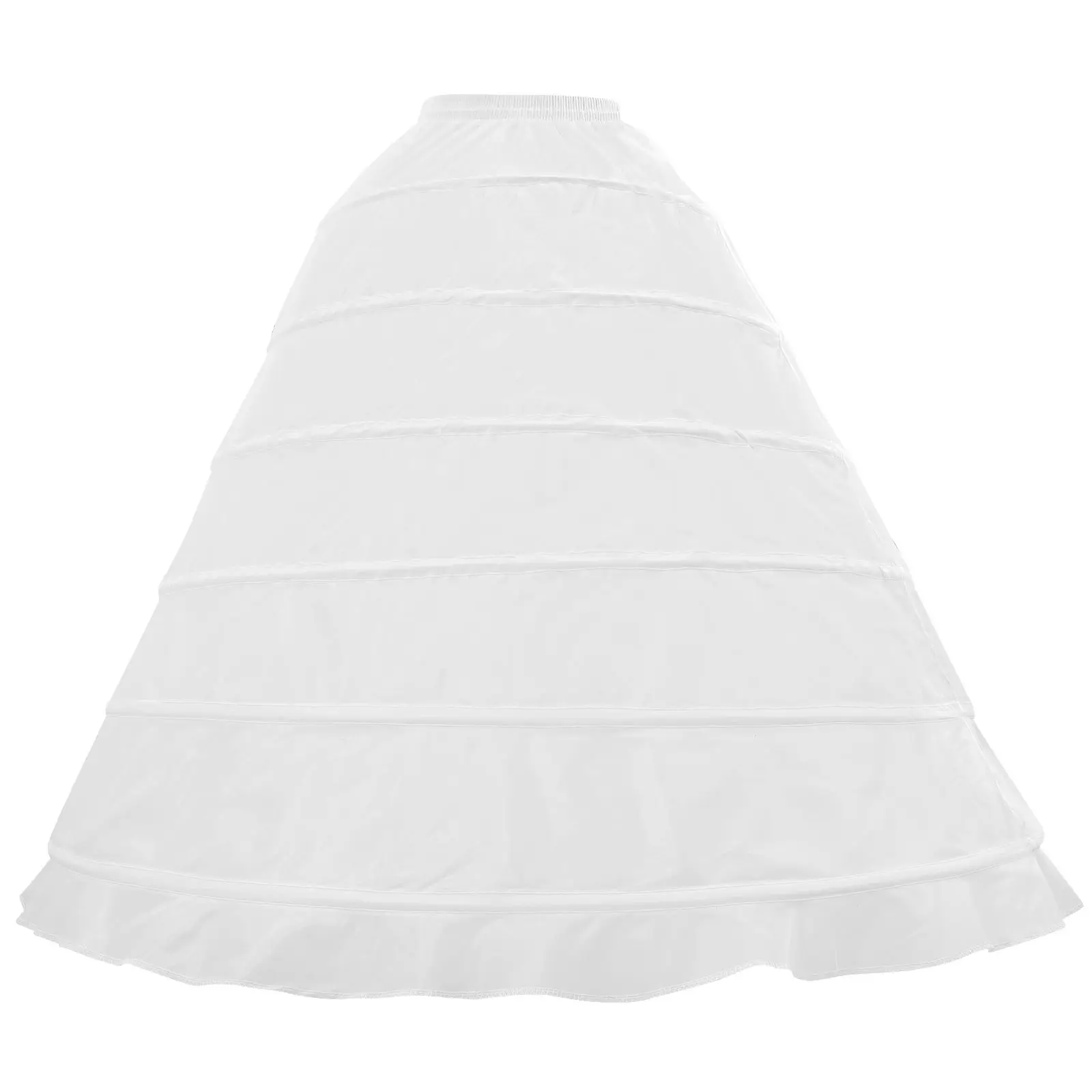 6 White Wedding Petticoats Single Layer Bridal Skirt Dress Long Underskirt Pannier Girls Hoop Comfortable Spring Summer Fall
6 White Wedding Petticoats Single Layer Bridal Skirt Dress Long Underskirt Pannier Girls Hoop Comfortable Spring Summer Fall