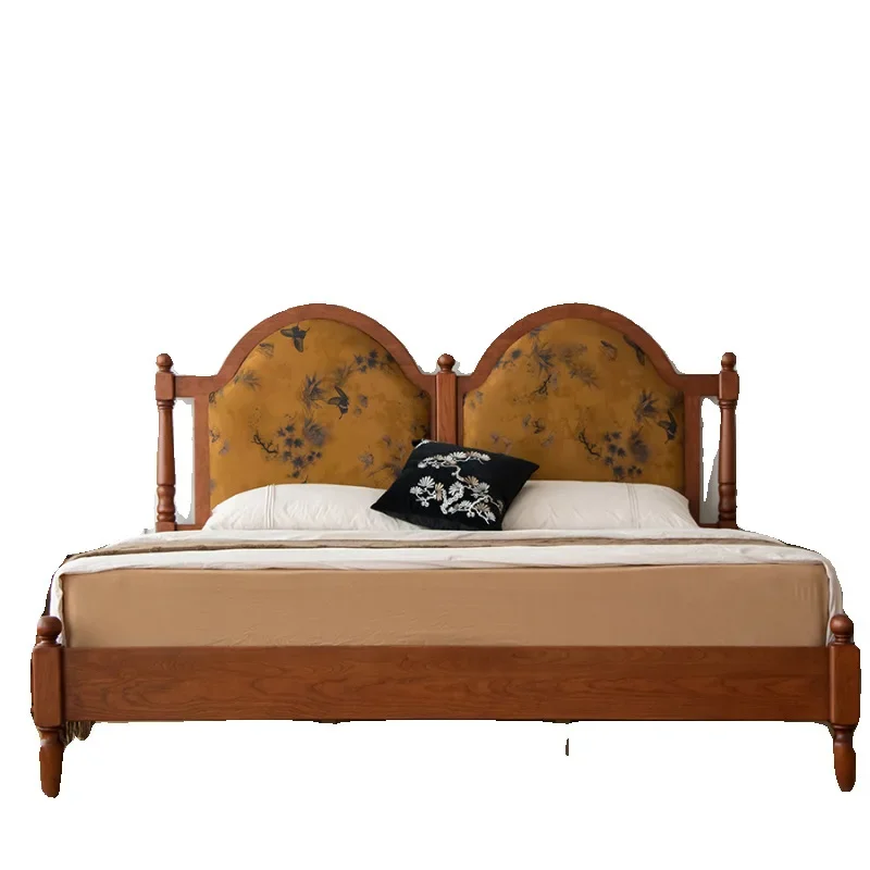 North American country solid wood cherry wood fragrant cloud yarn soft bag 1.8/1 meters medieval double bed full solid wood bed
North American country solid wood cherry wood fragrant cloud yarn soft bag 1.8/1 meters medieval double bed full solid wood bed