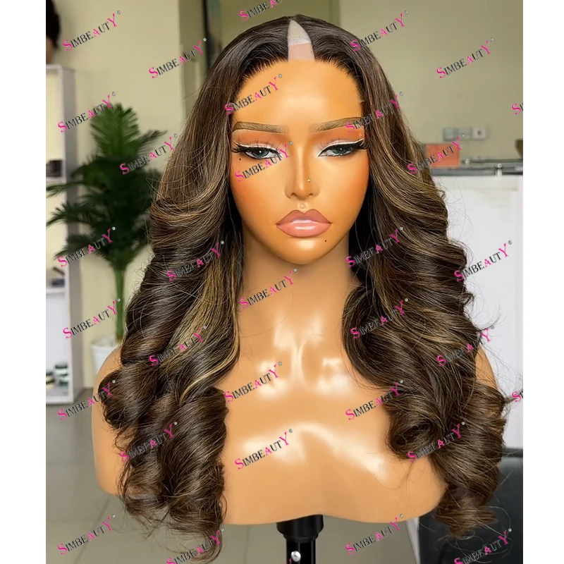 Peruvian Raw Human Hair Highlight Brown Loose Wave U Part Wigs for Black Women Easy Wear Glueless Opening V Part Wigs Natural
Peruvian Raw Human Hair Highlight Brown Loose Wave U Part Wigs for Black Women Easy Wear Glueless Opening V Part Wigs Natural