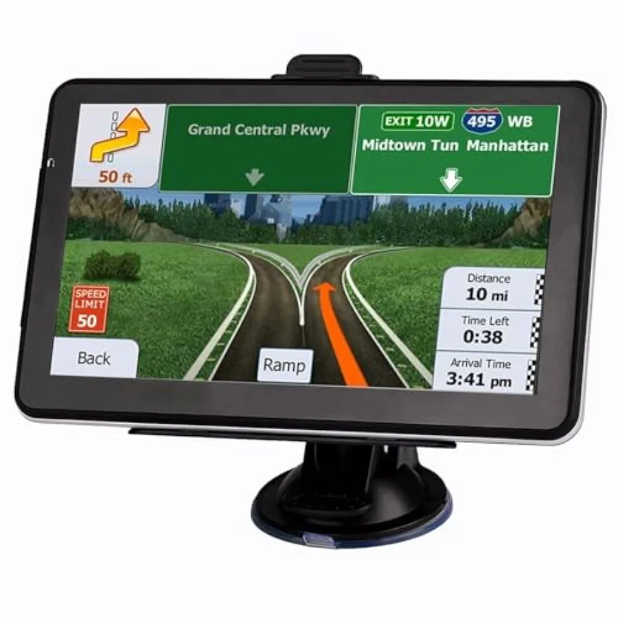 Car GPS Navigation with 7-inch Touch Screen Plastic Black Housing Real-Time Voice Turn Guidance Speed Red Light Warnings Pre-In
Car GPS Navigation with 7-inch Touch Screen Plastic Black Housing Real-Time Voice Turn Guidance Speed Red Light Warnings Pre-In