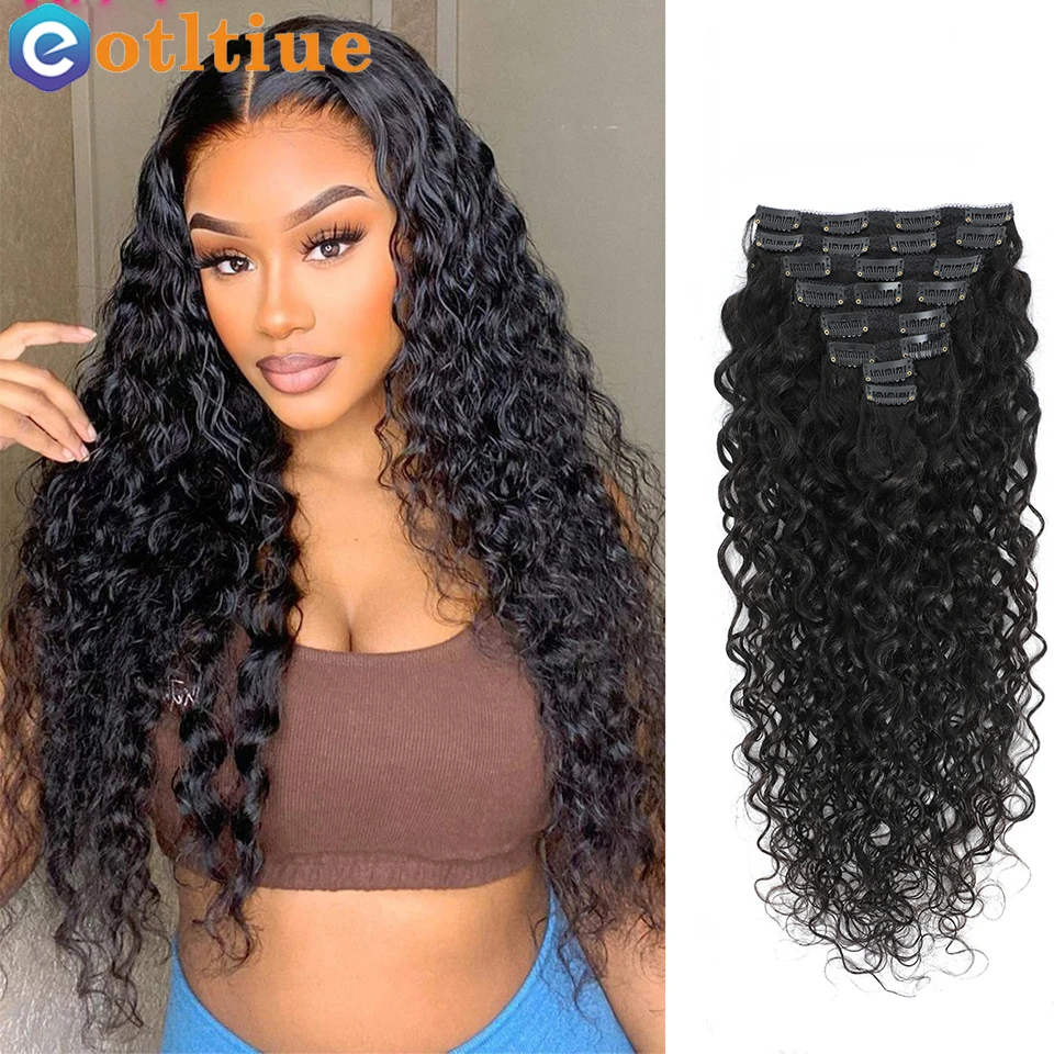 Water Wave Clip In Hair Extensions Brazilian Human Hair 8 Pieces And 120g/Set Natural Color 12-26 Inches Raw Remy Hair Wholesale
Water Wave Clip In Hair Extensions Brazilian Human Hair 8 Pieces And 120g/Set Natural Color 12-26 Inches Raw Remy Hair Wholesale