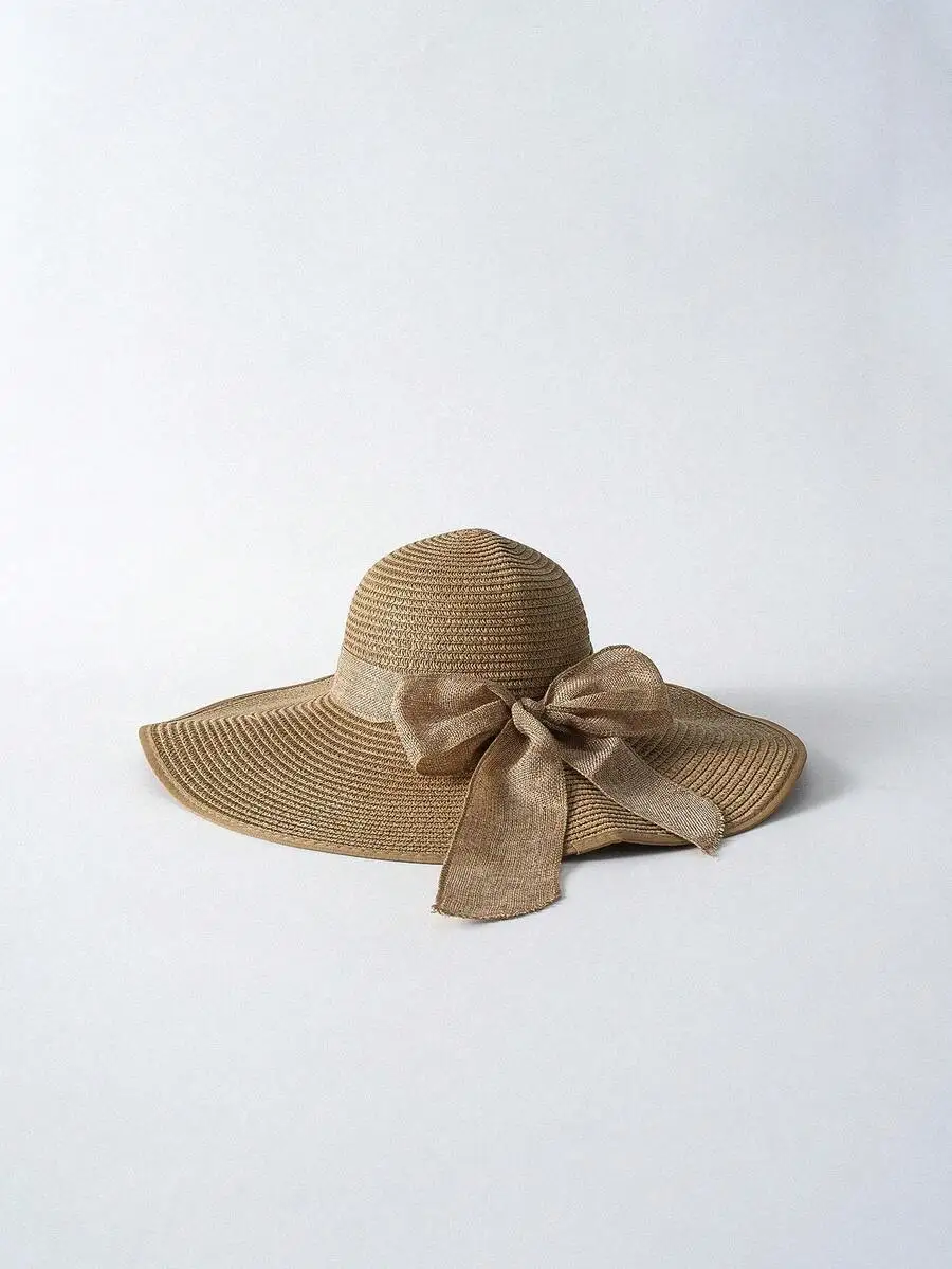 Wide Brim Straw Sun Hat With Bow For Women Beach Vacation Summer
Wide Brim Straw Sun Hat With Bow For Women Beach Vacation Summer