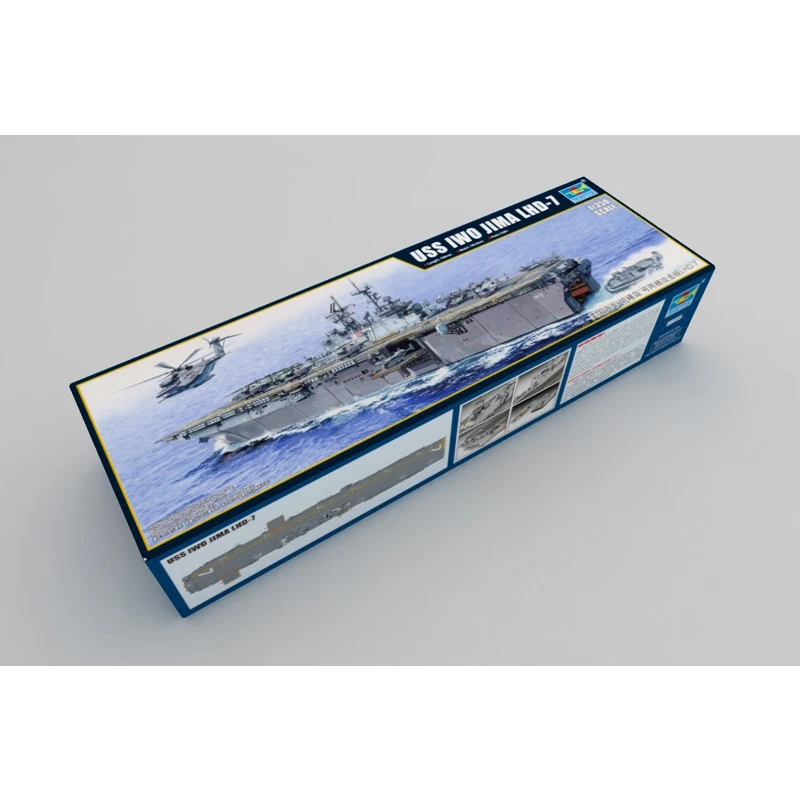 Trumpeter 05615 1/350 USS Iwo Jima LHD-7 Warship Model Amphibious Assault Ship TH05558
Trumpeter 05615 1/350 USS Iwo Jima LHD-7 Warship Model Amphibious Assault Ship TH05558