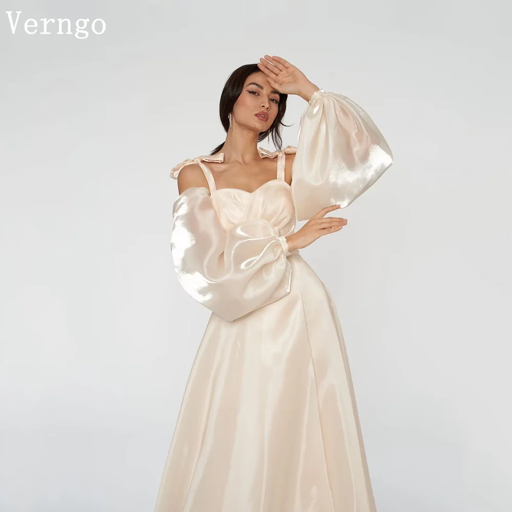 Verngo Champagne Shiny Satin Evening Dress Spaghetti Straps A Line Prom Dresses Elegant Prom Party Gowns Customized
Verngo Champagne Shiny Satin Evening Dress Spaghetti Straps A Line Prom Dresses Elegant Prom Party Gowns Customized