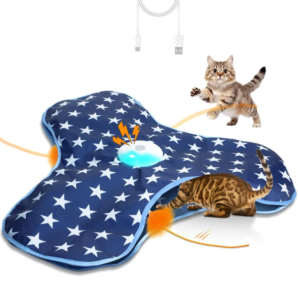Smart Hide and Seek Cat Toy Motion Activated Thermal Sensing Interactive Cat Toys Touch Activated Real Mouse Squeaky
Smart Hide and Seek Cat Toy Motion Activated Thermal Sensing Interactive Cat Toys Touch Activated Real Mouse Squeaky