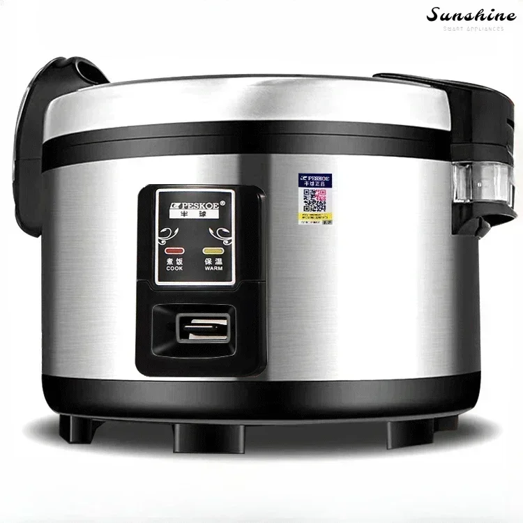 Коммерческая рисоварка. Большая емкость. Для больших столовых приборов 10л Супер для ресторанов и отелей. Портативная рисоварка. 
Коммерческая рисоварка. Большая емкость. Для больших столовых приборов 10л Супер для ресторанов и отелей. Портативная рисоварка.