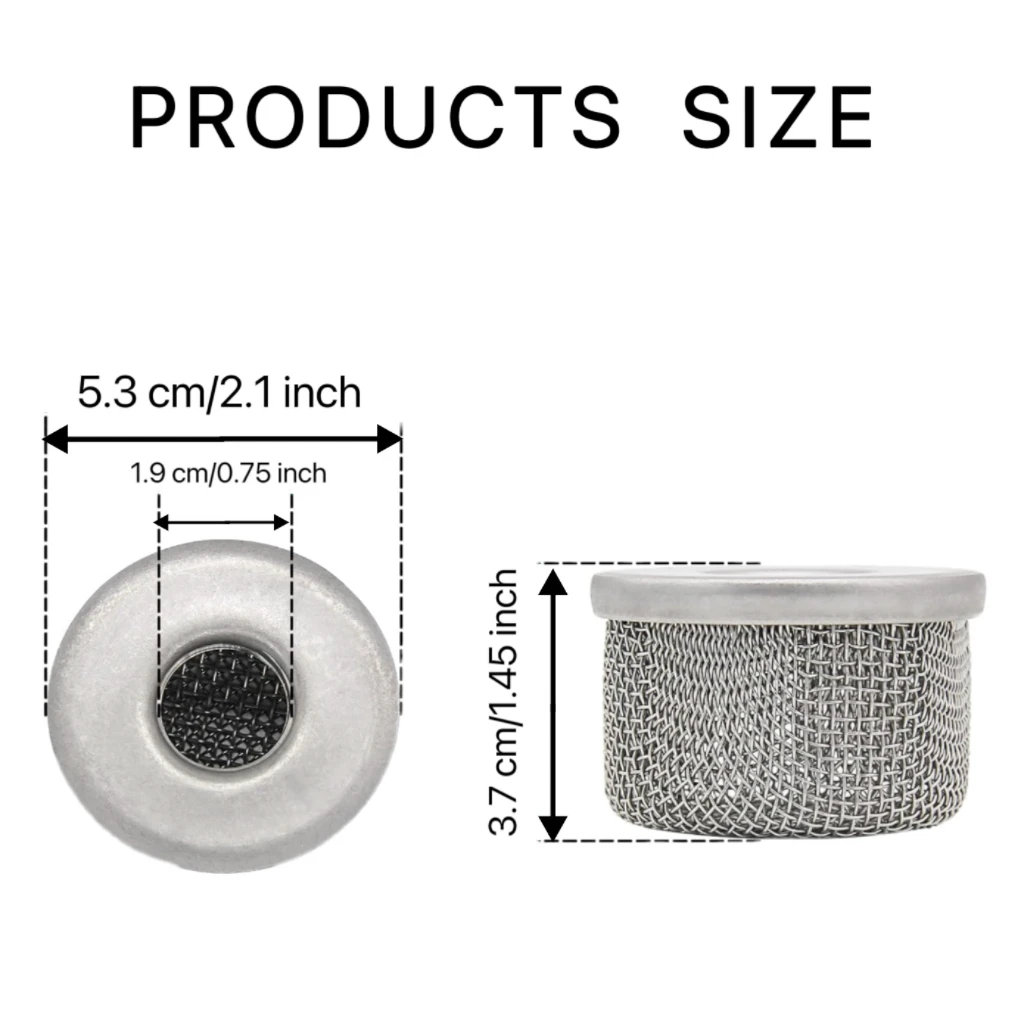3pcs Pump Inlet Strainer for airless Paint Sprayer st Suction Hose Double Screen
3pcs Pump Inlet Strainer for airless Paint Sprayer st Suction Hose Double Screen