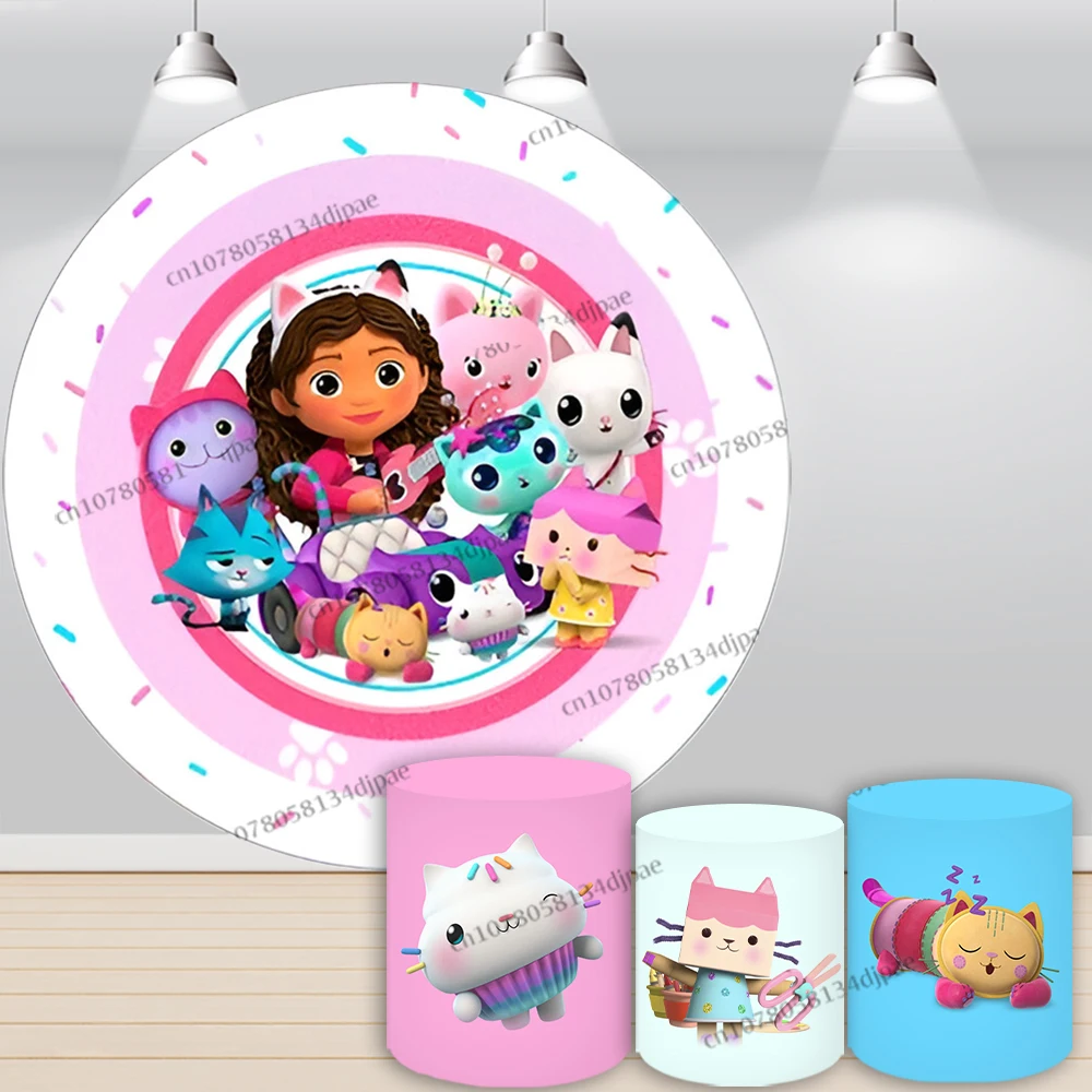 Gabby кукольный домик круглый день рождения декорация для девочек 3-й фотографический фон эластичные чехлы-подставки декорация для фотостудии баннер реквизит 
Gabby кукольный домик круглый день рождения декорация для девочек 3-й фотографический фон эластичные чехлы-подставки декорация для фотостудии баннер реквизит