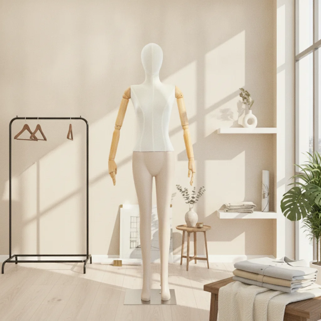 Female Full Body Mannequin Stable Full Body Mannequin with Square Base Skin Tone Curvy for Boutiques, Retail Stores
Female Full Body Mannequin Stable Full Body Mannequin with Square Base Skin Tone Curvy for Boutiques, Retail Stores
