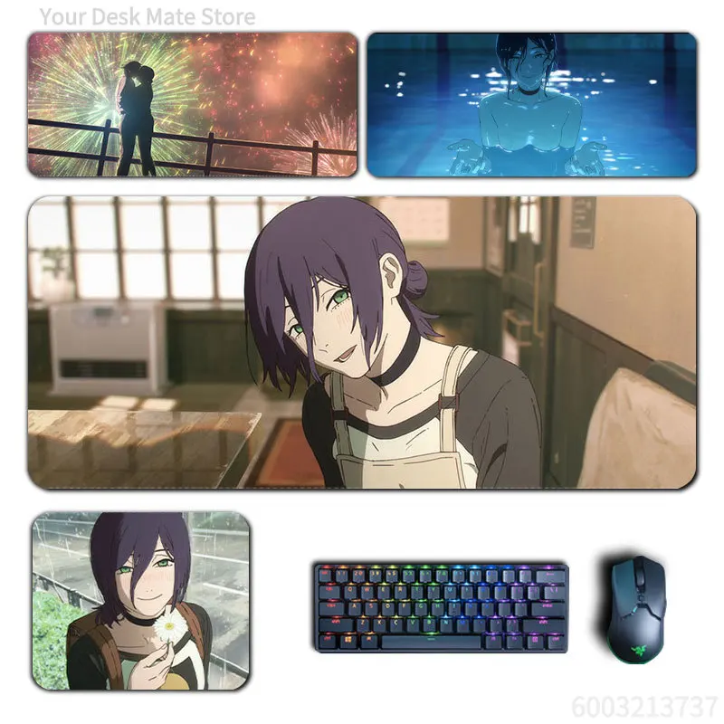 Anime Chainsaw Man Mouse Pad Reze Makima Denji Aki Power XXL MousePad Manga Computer Laptop Keyboard Accessories Desk Mat
Anime Chainsaw Man Mouse Pad Reze Makima Denji Aki Power XXL MousePad Manga Computer Laptop Keyboard Accessories Desk Mat