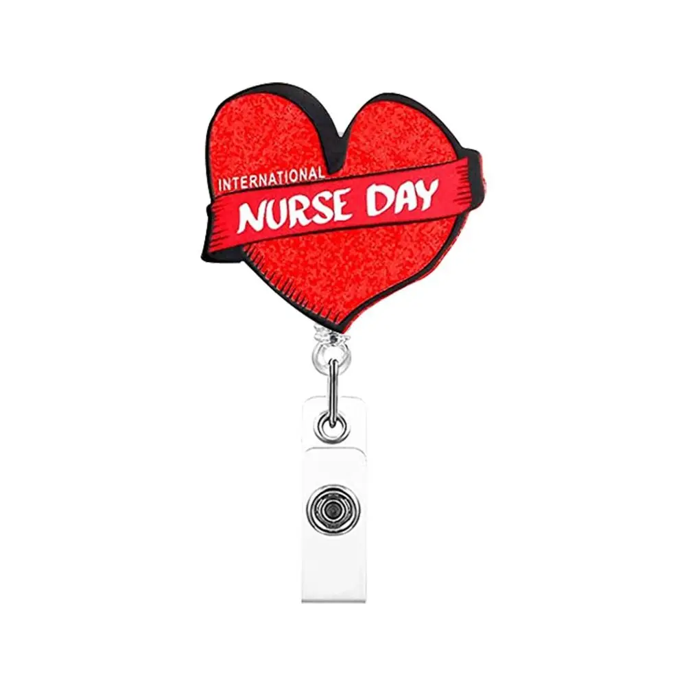 Glitter Nurse Retractable Badge Reel Love Heart Chill Pill Name Card Holder 360 Rotating Alligator Clip Acrylic
Glitter Nurse Retractable Badge Reel Love Heart Chill Pill Name Card Holder 360 Rotating Alligator Clip Acrylic