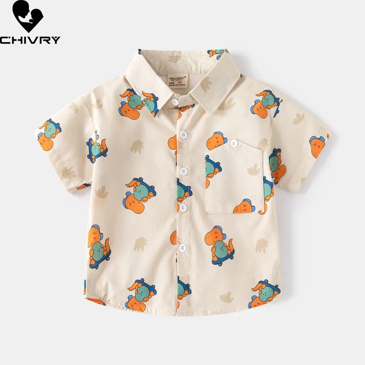 New 2024 Boys Summer Cartoon Shirts Kids Fashion Digital Print Short Sleeve Lapel Blouse Shirt Children Casual Tops Clothing
New 2024 Boys Summer Cartoon Shirts Kids Fashion Digital Print Short Sleeve Lapel Blouse Shirt Children Casual Tops Clothing