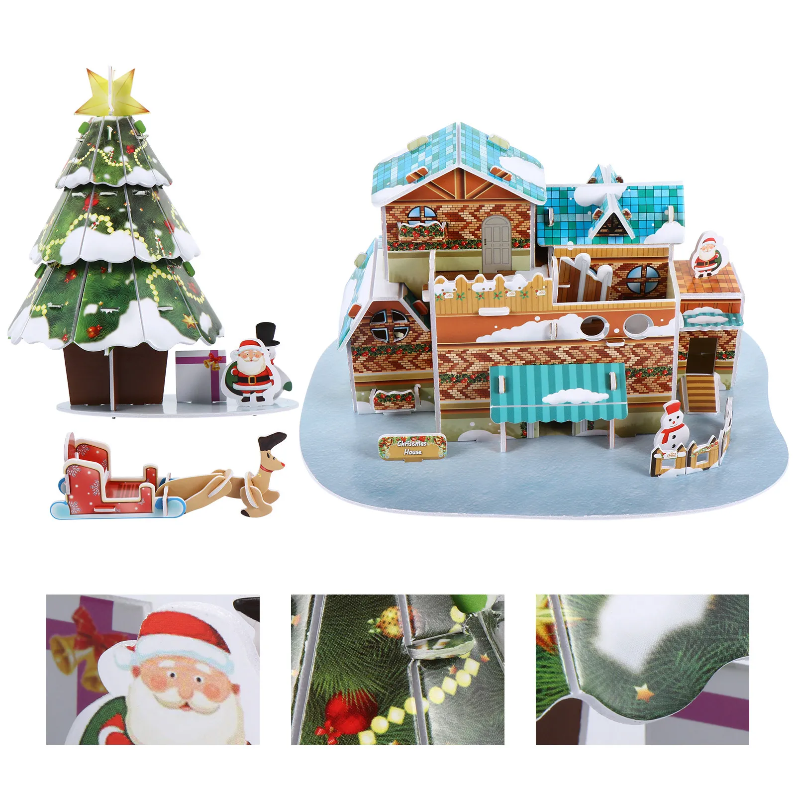 Children 3D Jigsaw Puzzle Paper Kids Puzzles for Toy Christmas DIY Children's Toys
Children 3D Jigsaw Puzzle Paper Kids Puzzles for Toy Christmas DIY Children's Toys