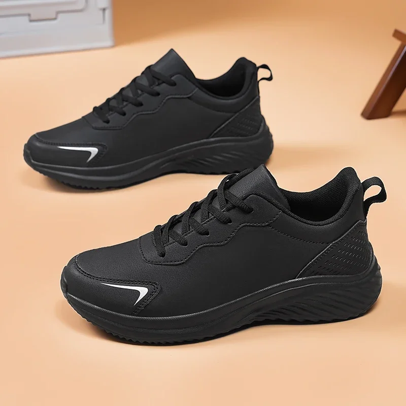 2025 Male Leather Running Shoes Breathable Casual Sneakers Outdoor Walking Shoes Men Fashion Climbing Shoes British Style
2025 Male Leather Running Shoes Breathable Casual Sneakers Outdoor Walking Shoes Men Fashion Climbing Shoes British Style