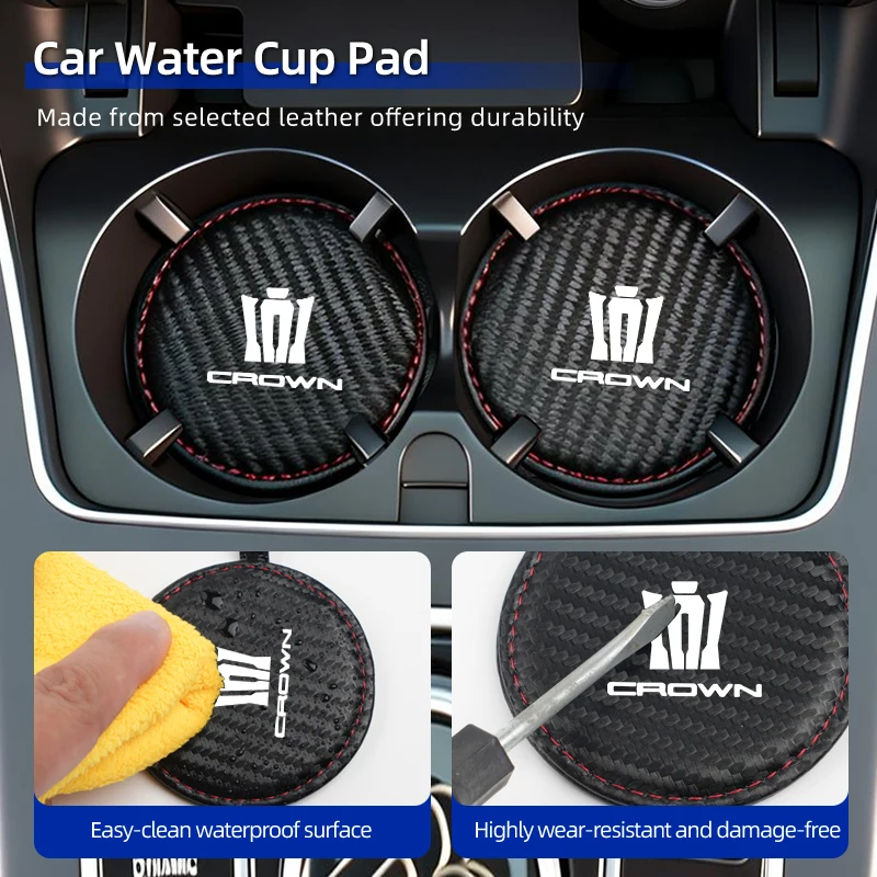 Car interior leather-edge water cup holder For Toyota Crown GR Corolla YARIS L Auris C-HR Hilux Vios Rav4 Prius Izoa Reiz
Car interior leather-edge water cup holder For Toyota Crown GR Corolla YARIS L Auris C-HR Hilux Vios Rav4 Prius Izoa Reiz