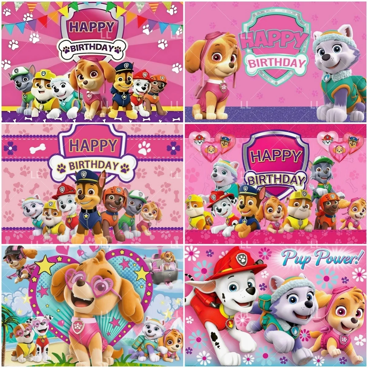 Pink Paw Patrol Child Birthday Party Decor Cute Puppy Dog Backdrop Cartoon Photography Background Baby Shower Supplies Girl Gift
Pink Paw Patrol Child Birthday Party Decor Cute Puppy Dog Backdrop Cartoon Photography Background Baby Shower Supplies Girl Gift