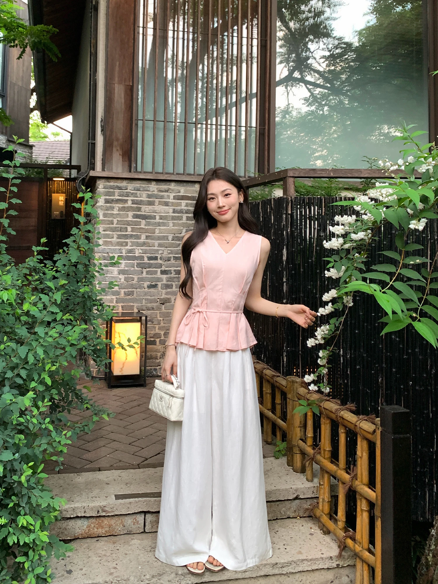 High Waist Loose Wide Leg Pants Casual Style Women's Linen Blend Comfortable Loose Fit Trousers by Pusumede Lazy Style
High Waist Loose Wide Leg Pants Casual Style Women's Linen Blend Comfortable Loose Fit Trousers by Pusumede Lazy Style